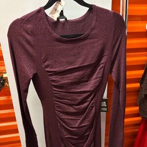 Bodycon sparkle long sleeve dress